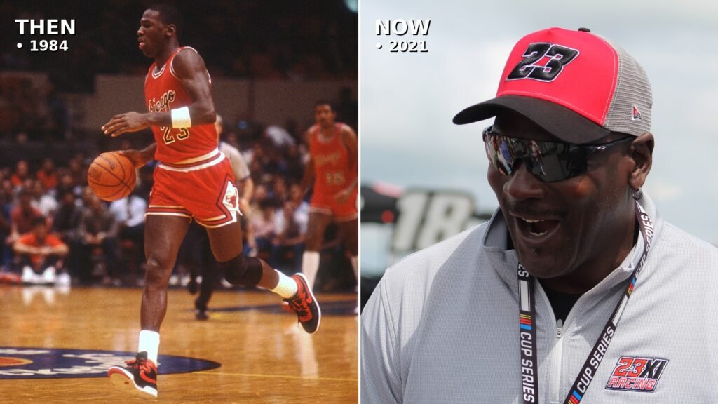 Michael Jordan then and now: 1984 Chicago Bulls rookie and 2021 NASCAR team owner