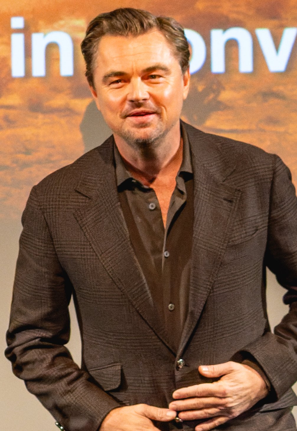 Leonardo DiCaprio at a BFI Southbank In Conversation event in London in 2025
