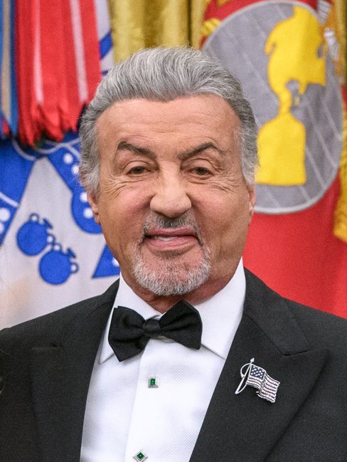 Sylvester Stallone in December 2025 at the Kennedy Center Honors medal presentation