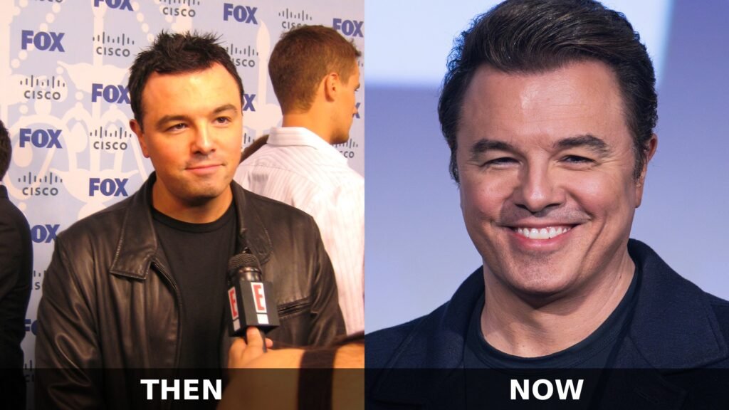 Seth MacFarlane then and now