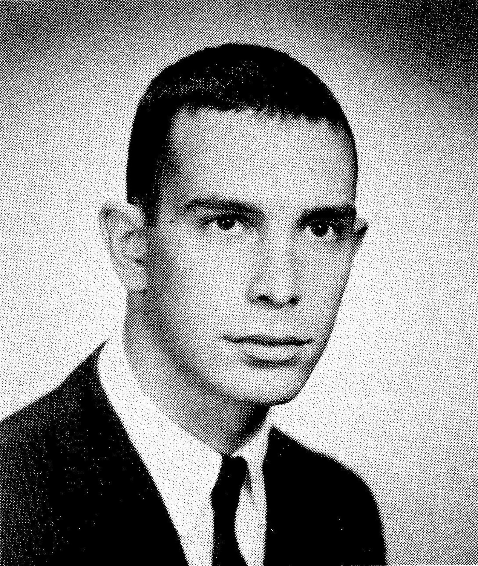 Michael Bloomberg in the 1964 Johns Hopkins yearbook