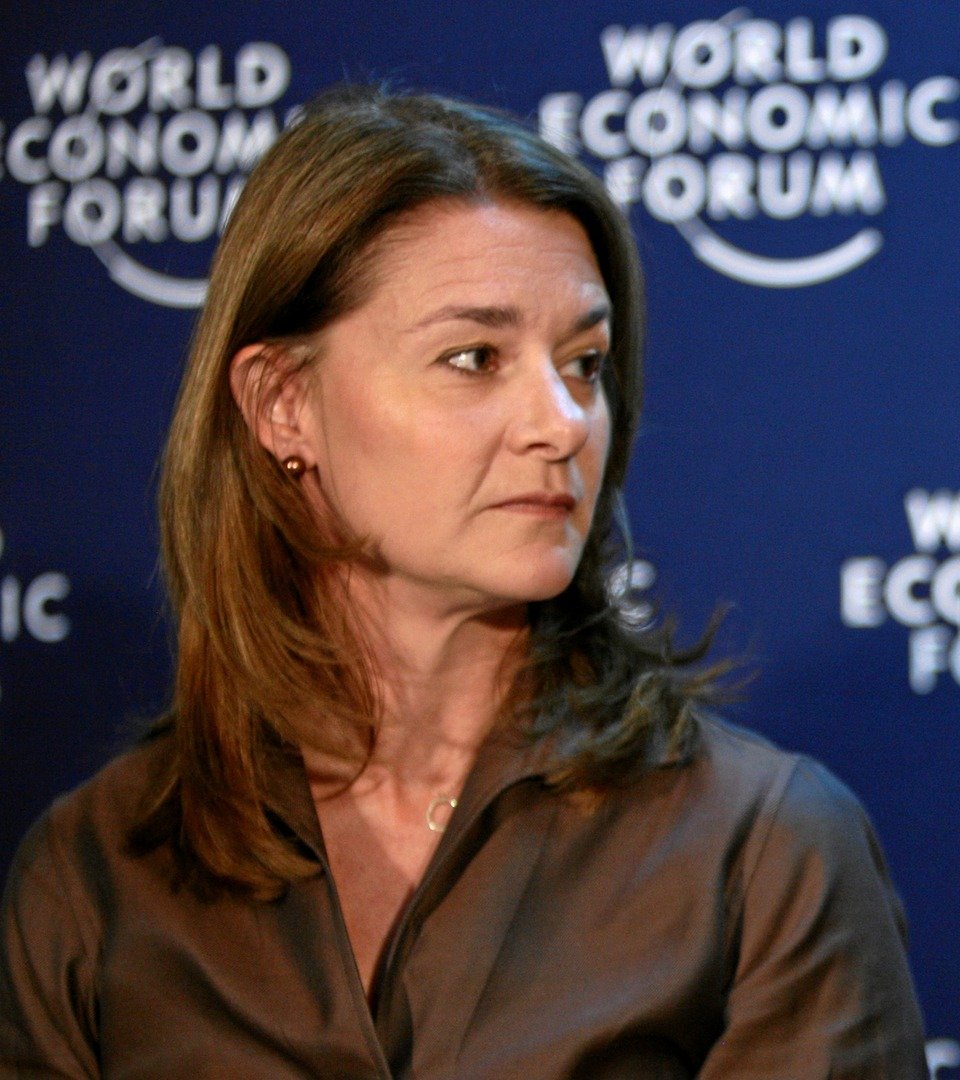 Melinda Gates at the World Economic Forum in Davos, 2009