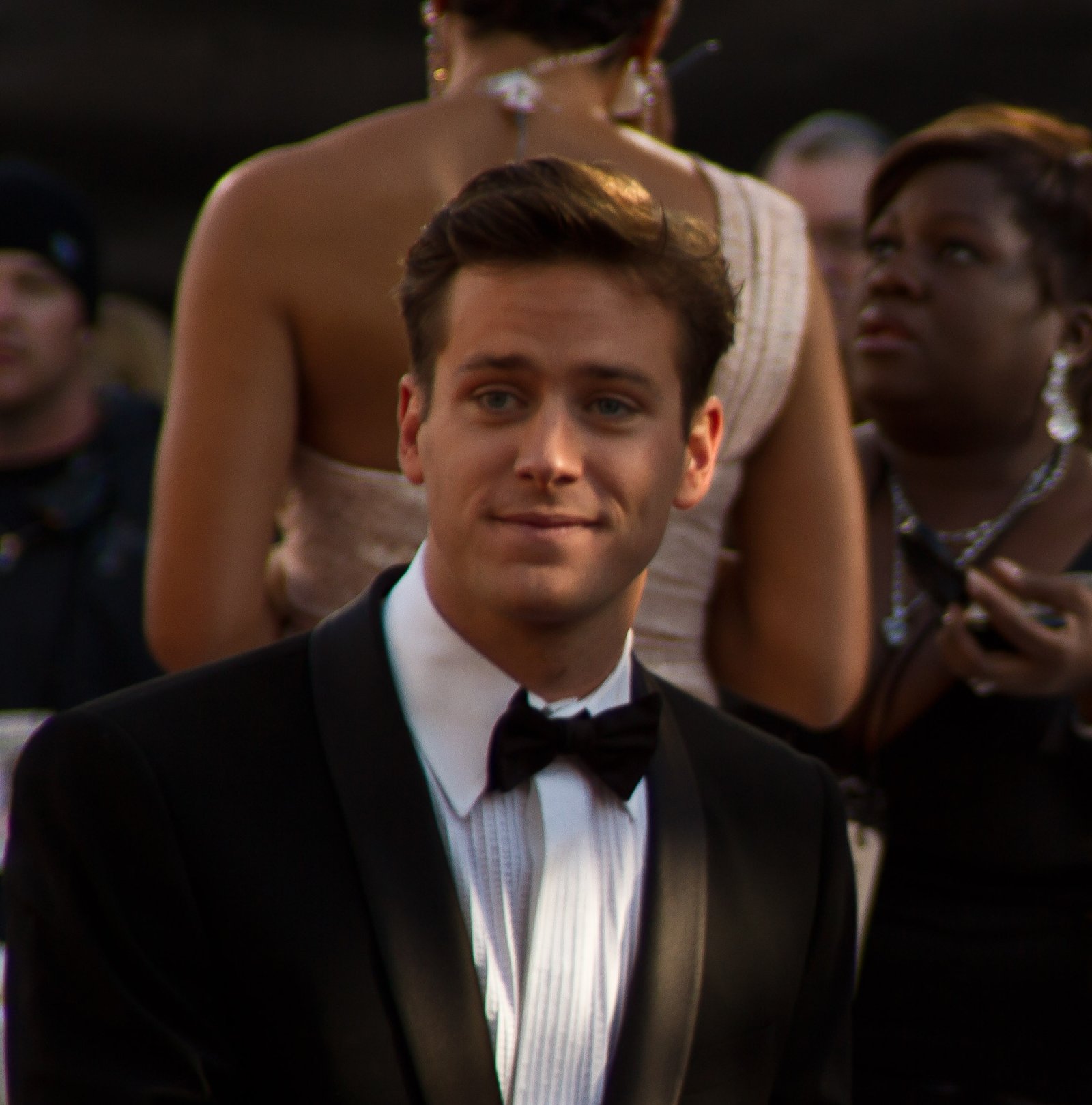 A young Armie Hammer on the red carpet in 2011