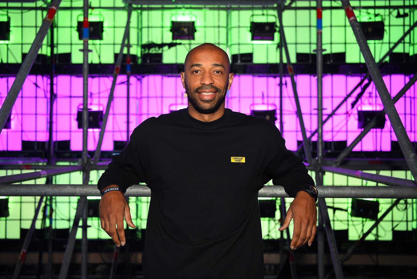 Thierry Henry at Web Summit in 2021.
